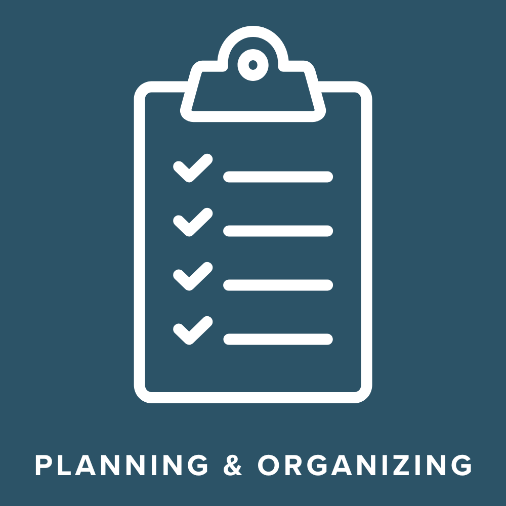 Planning & Organizing Planning & Organizing