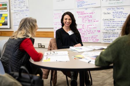 students in a continuing professional development class