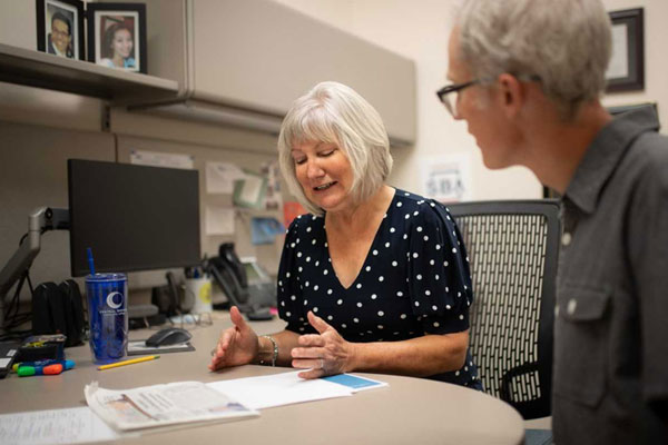 SBDC Small Business Advisor in Session with Client