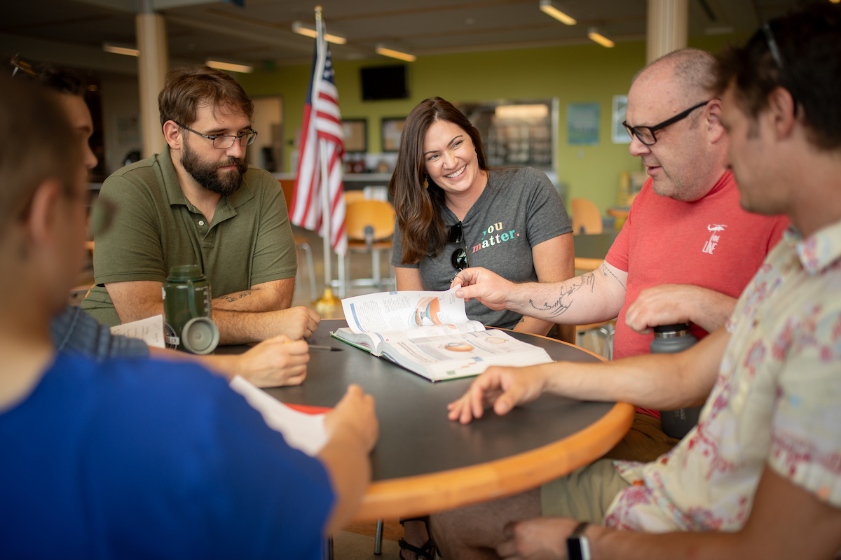 Veteran group meeting