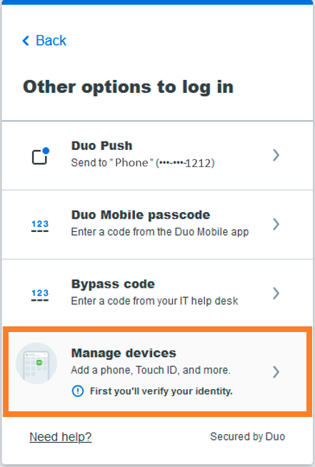 Other Options Other Options