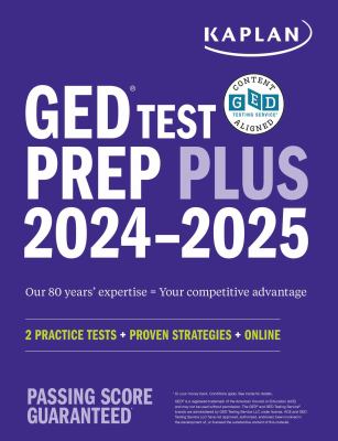 Cover of GED Test Prep Plus 2024-2025