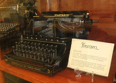 An Emerson typewriter