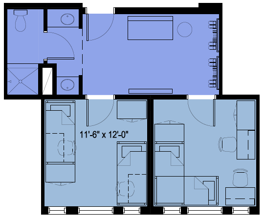 Room Plan Quad Doubles Room Plan Quad Doubles