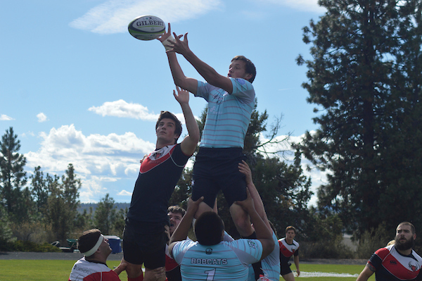 rugby match jump