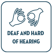 Deaf and Hard of Hearing with ALS graphic