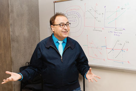 Central Oregon Community College Chinese language students and teacher learning flash cards