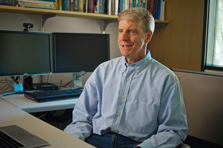 Headshot of COCC Geography Professor, Patrick Kenelly